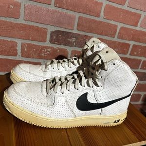 Nike Air Force 1 High Perforated 'White' (315121-120) - Mens Size 11.5
